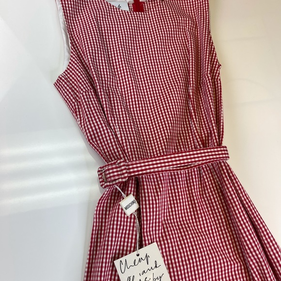 NEW Moschino Cheap & Chic Summer Picnic Dress 44 - Picture 3 of 10